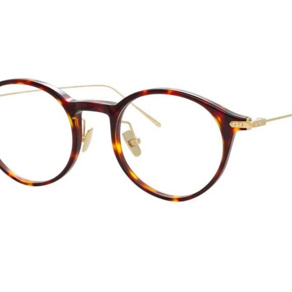 🔥 New Linda Farrow Optical LF06 Tortoise Gold Handmade Eyeglasses $895 - Picture 6 of 6